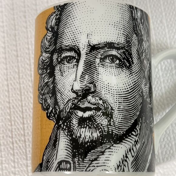 William SHAKESPEARE 12oz Ceramic Coffee Mug Multi Vandor Classic of The Arts - Picture 3 of 15
